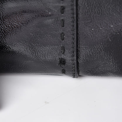 Saint Laurent Textured Patent Calfskin Medium Muse Black 21 of 26
