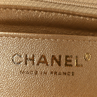 Chanel Metallic Lambskin Quilted Mini Square Flap Gold 6 of 10