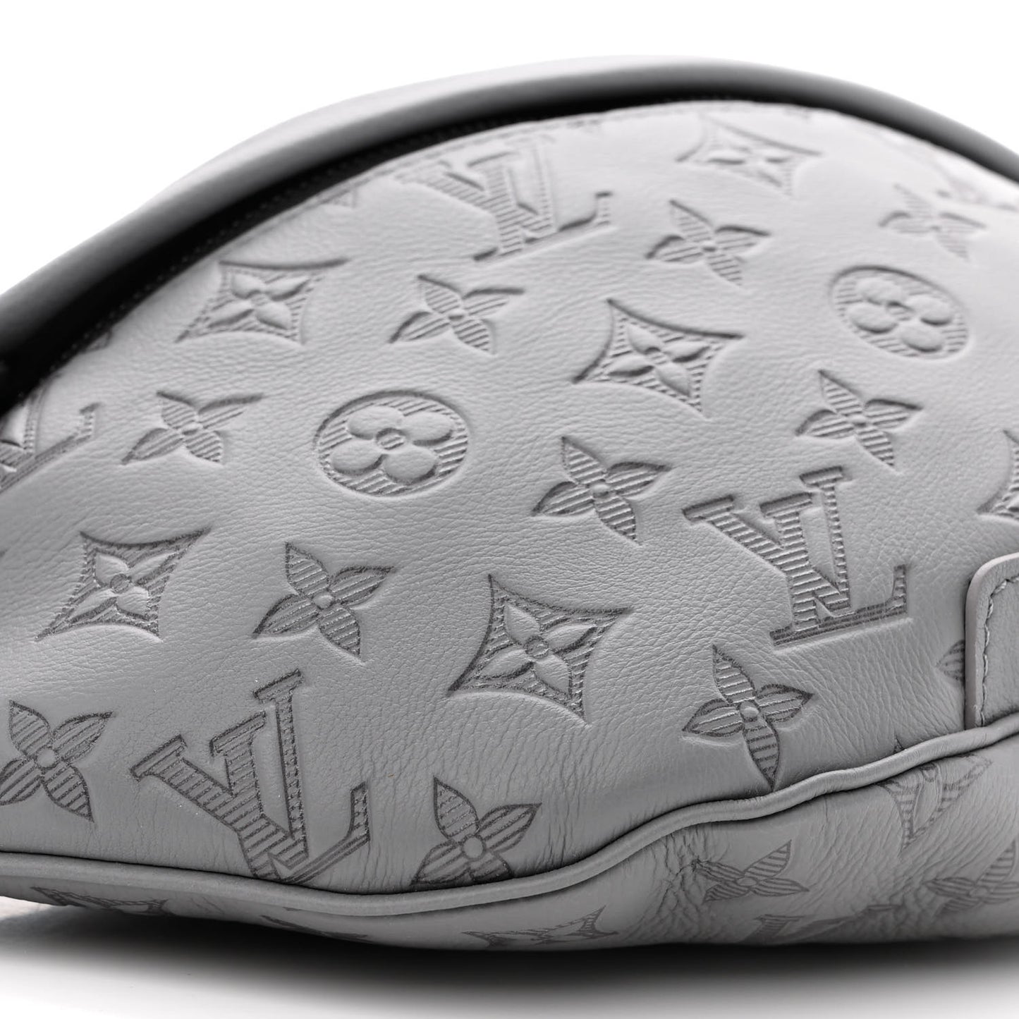 Calfskin Monogram Shadow Discovery Bumbag PM Gray