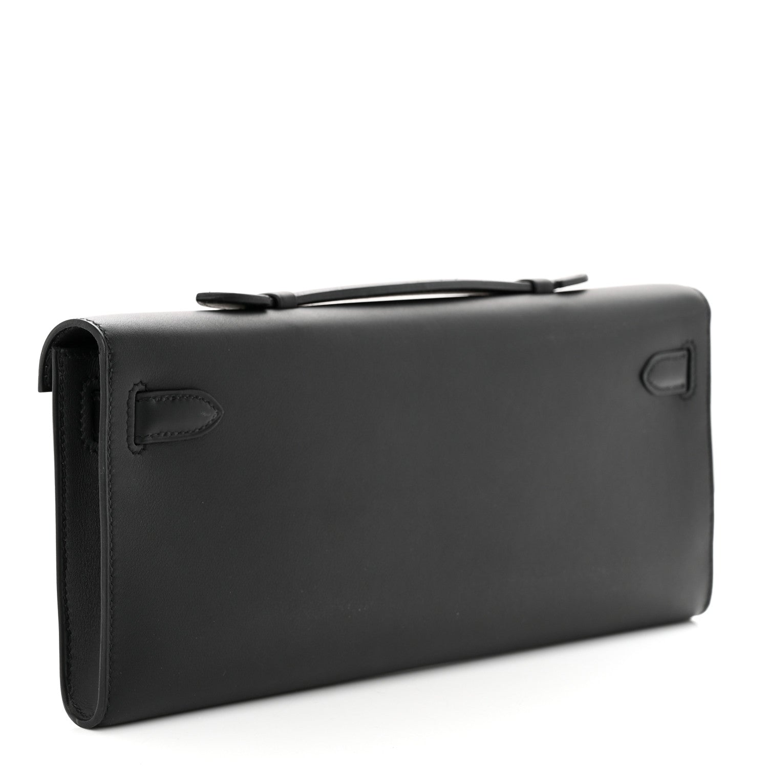 Hermes Swift Kelly Cut Clutch Pochette Black 3 of 11