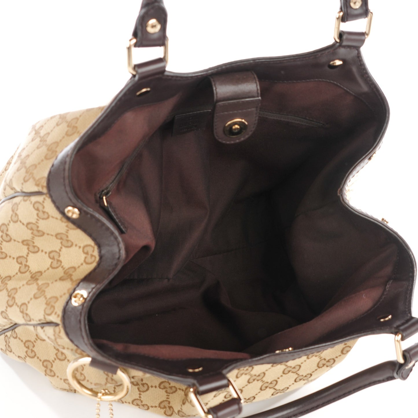Monogram Medium Sukey Tote Dark Brown