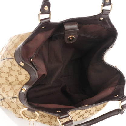 Gucci Monogram Medium Sukey Tote Dark Brown 7 of 7