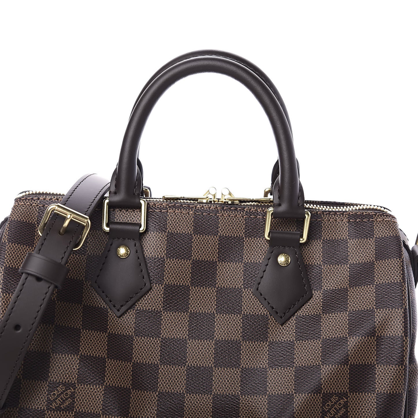 Damier Ebene Speedy Bandouliere 25