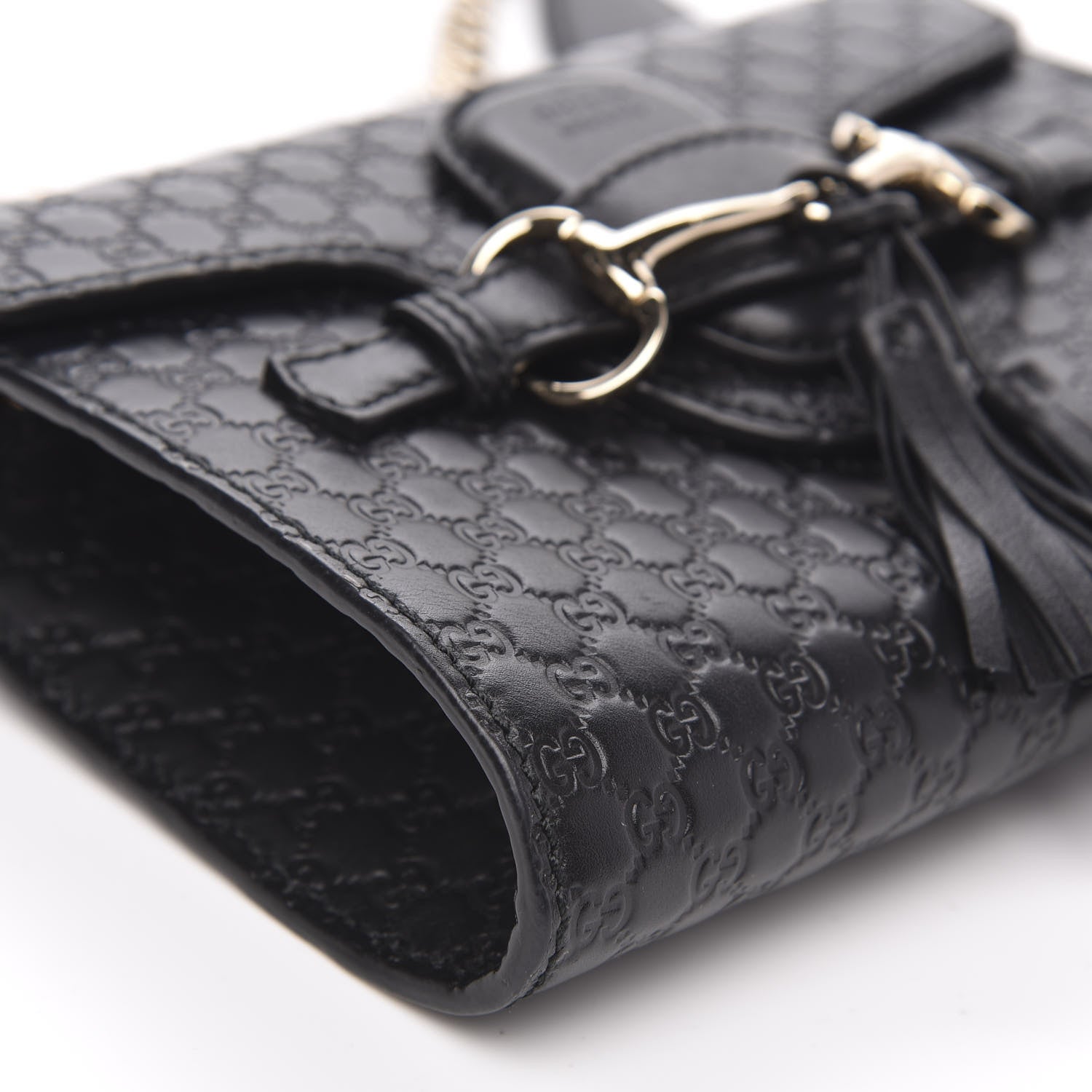 Gucci Microguccissima Mini Emily Shoulder Bag Black 10 of 11