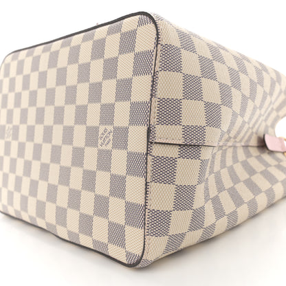 Louis Vuitton Damier Azur Neonoe MM Eau De Rose 9 of 10