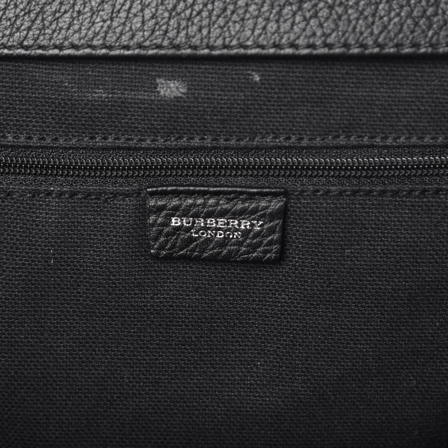 Burberry Tweed Frame Handbag Black 6 of 8