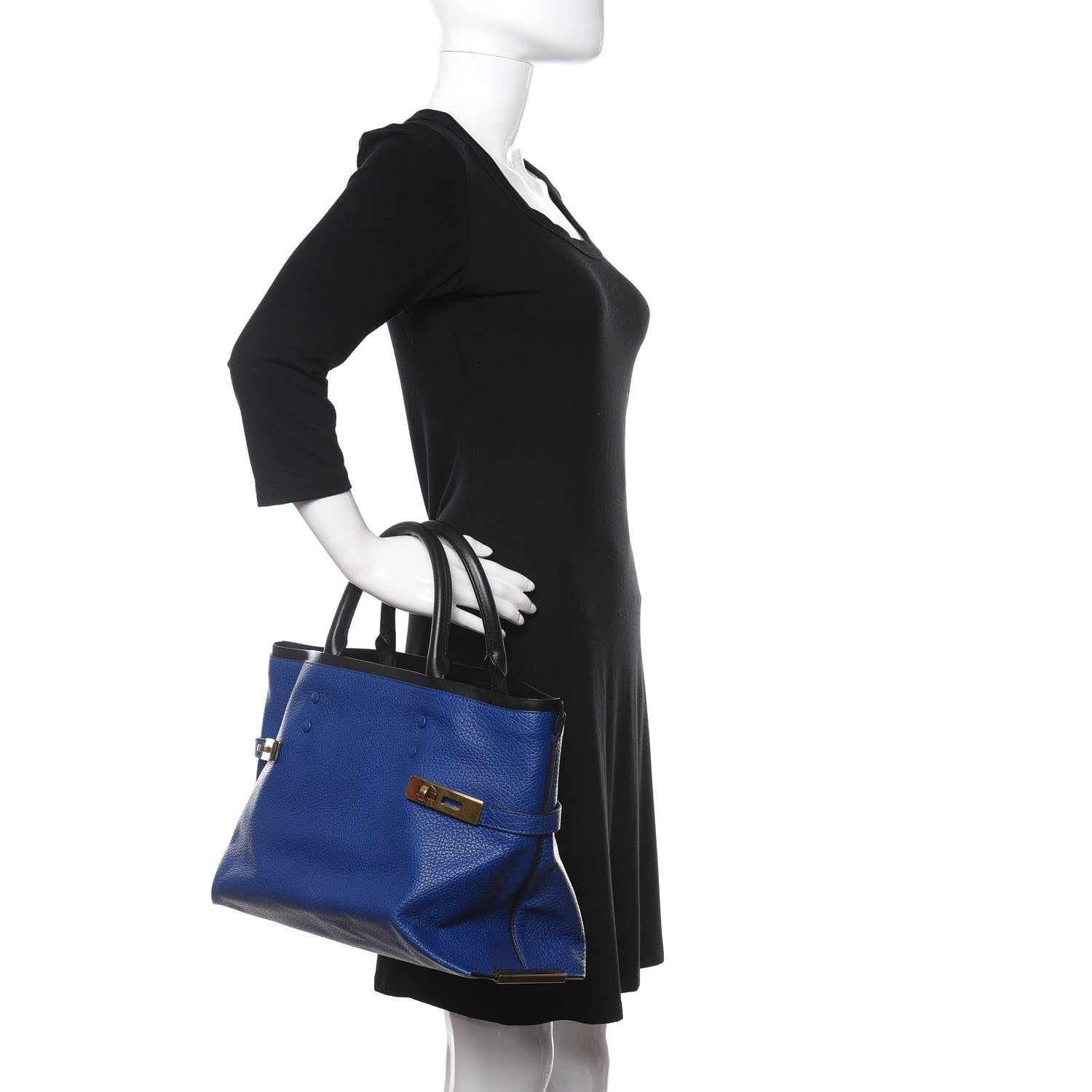 Chloe Calfskin Large Charlotte Tote Majesty Blue 2 of 15