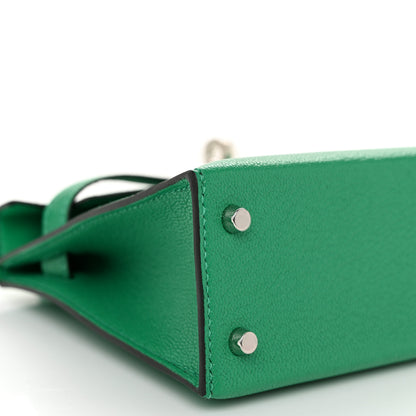 Hermes Chevre Mysore Mini Kelly Sellier 20 Menthe 9 of 13