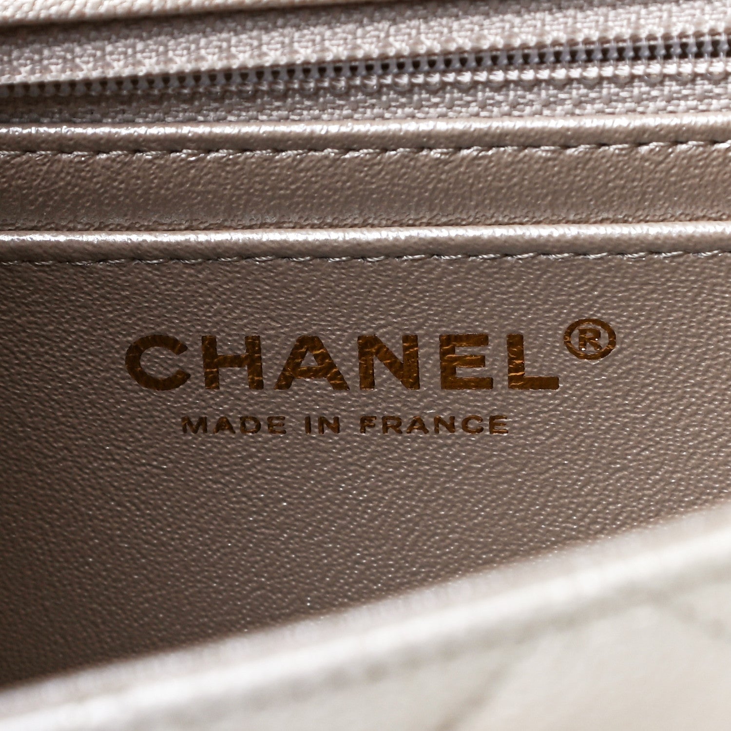 Chanel Metallic Goatskin Quilted Mini Rectangular Flap Gold 5 of 10