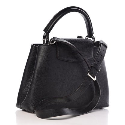 Louis Vuitton Taurillon Capucines BB Black 3 of 9