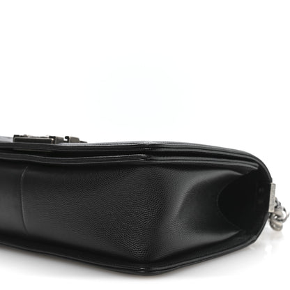 Chanel Caviar Quilted Medium Boy Flap Black 10 of 11