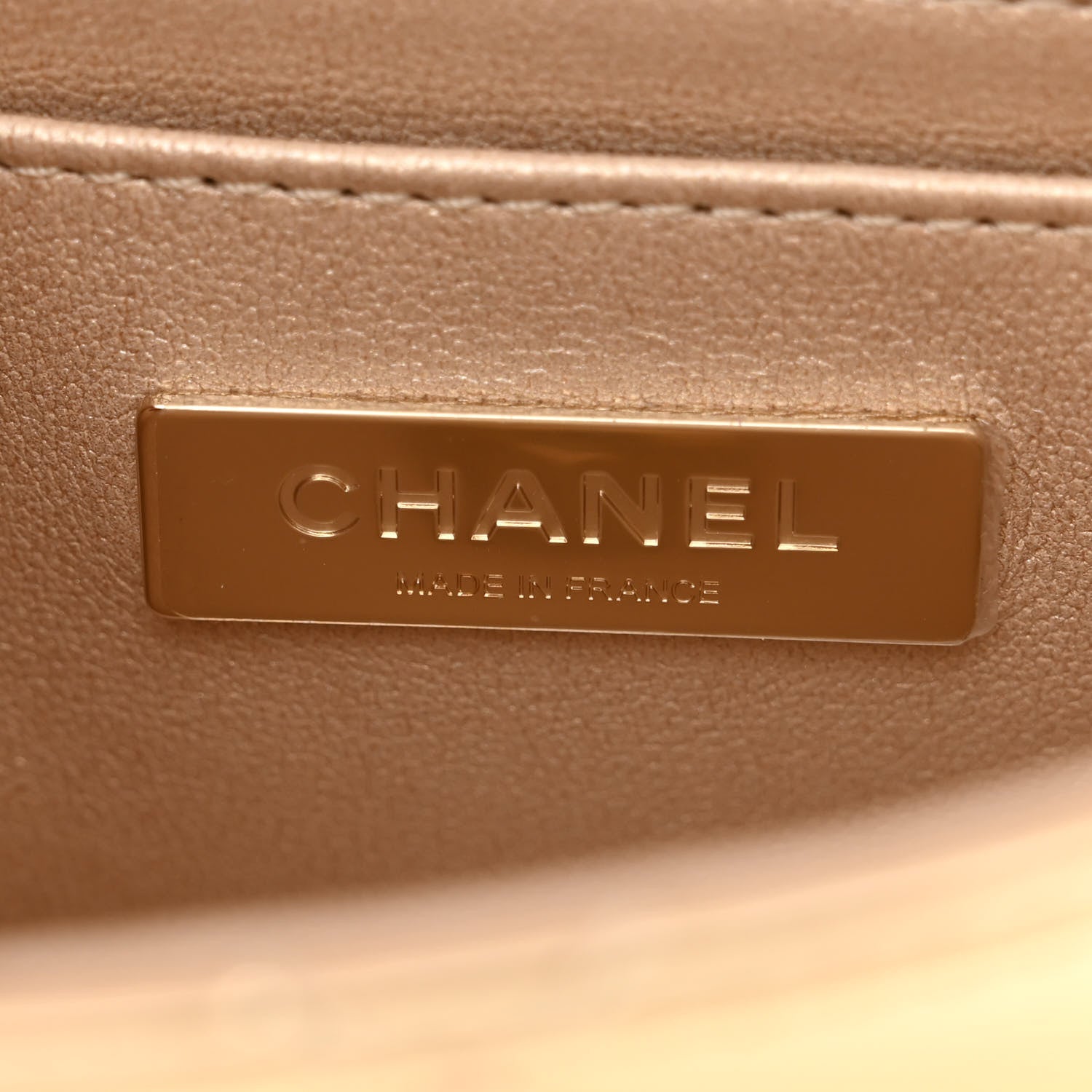 Chanel Mirror Calfskin Metallic Calfskin Quilted Hollywood Boulevard Mini Flap With Star Coin Purse Gold 8 of 12