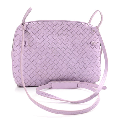 Bottega Veneta Nappa Intrecciato Pillow Crossbody Messenger Parme 2 of 13