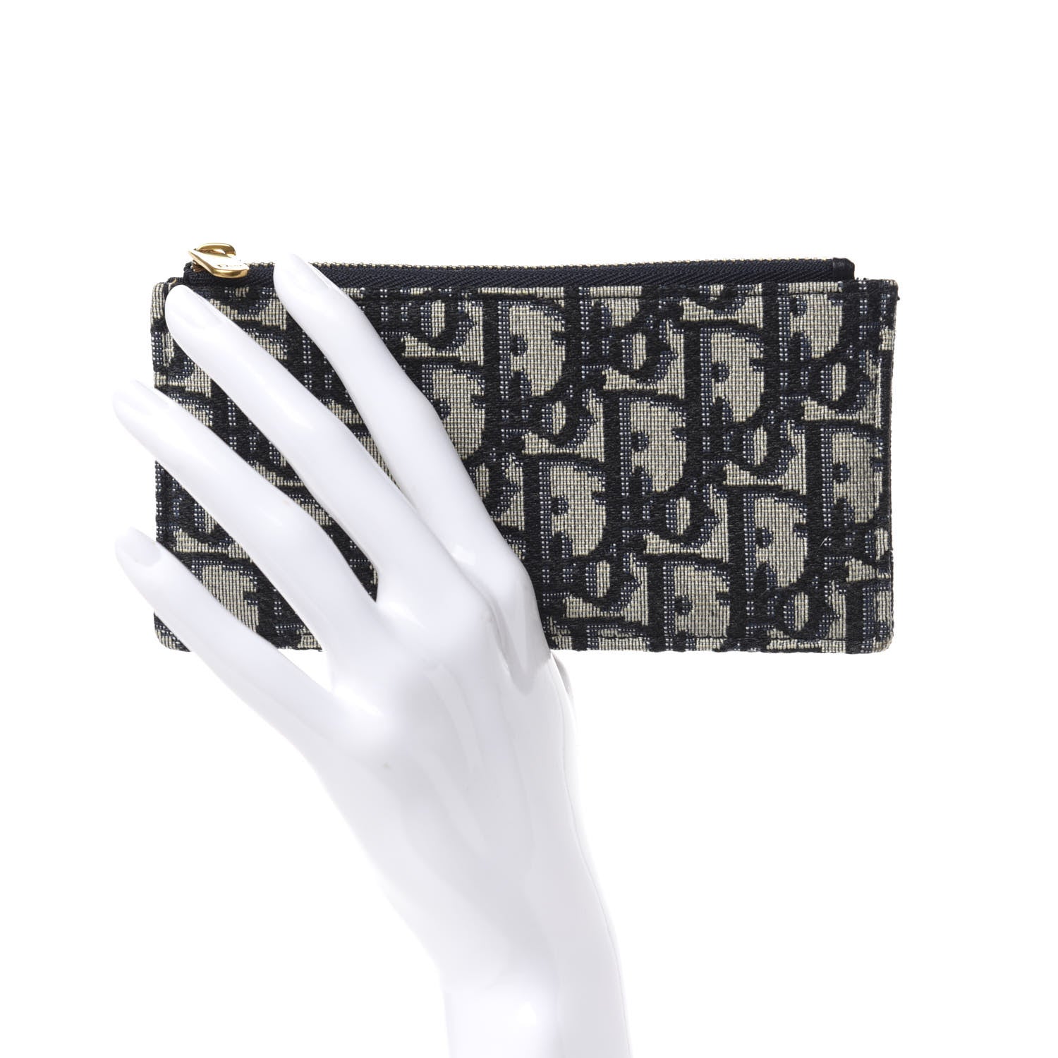 Christian Dior Oblique Dior Pouch Navy Blue 2 of 6