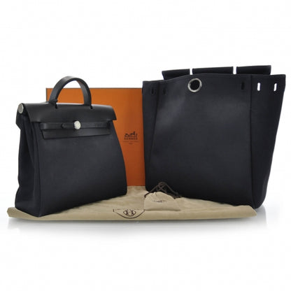 Hermes Toile Herbag Black 12 of 18