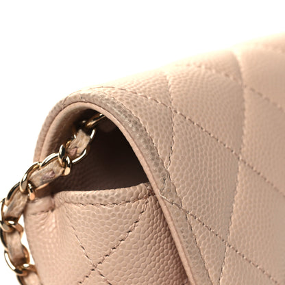 Chanel Caviar Quilted Glasses Case With Chain Beige 13 of 14