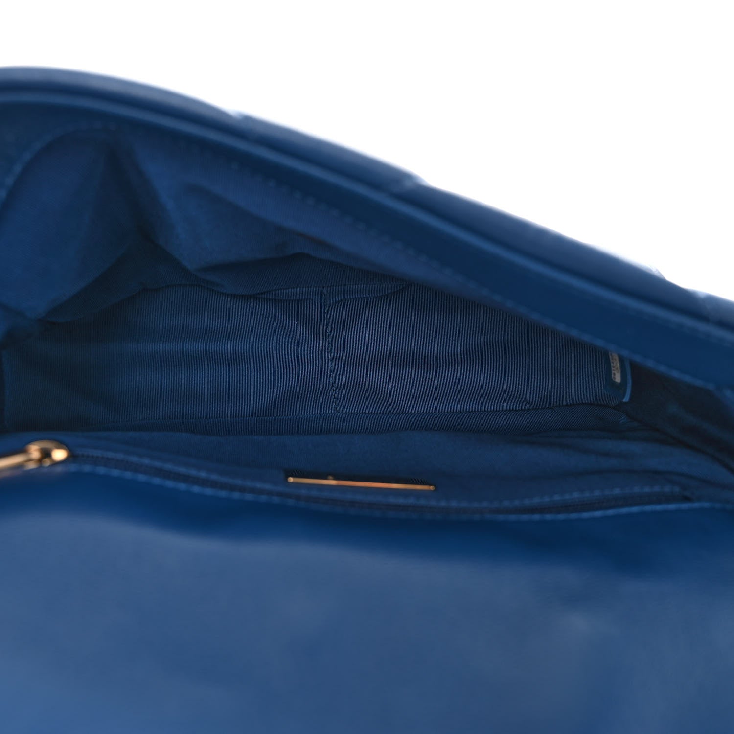 Chanel Lambskin Quilted Medium Chanel 19 Flap Blue 5 of 10