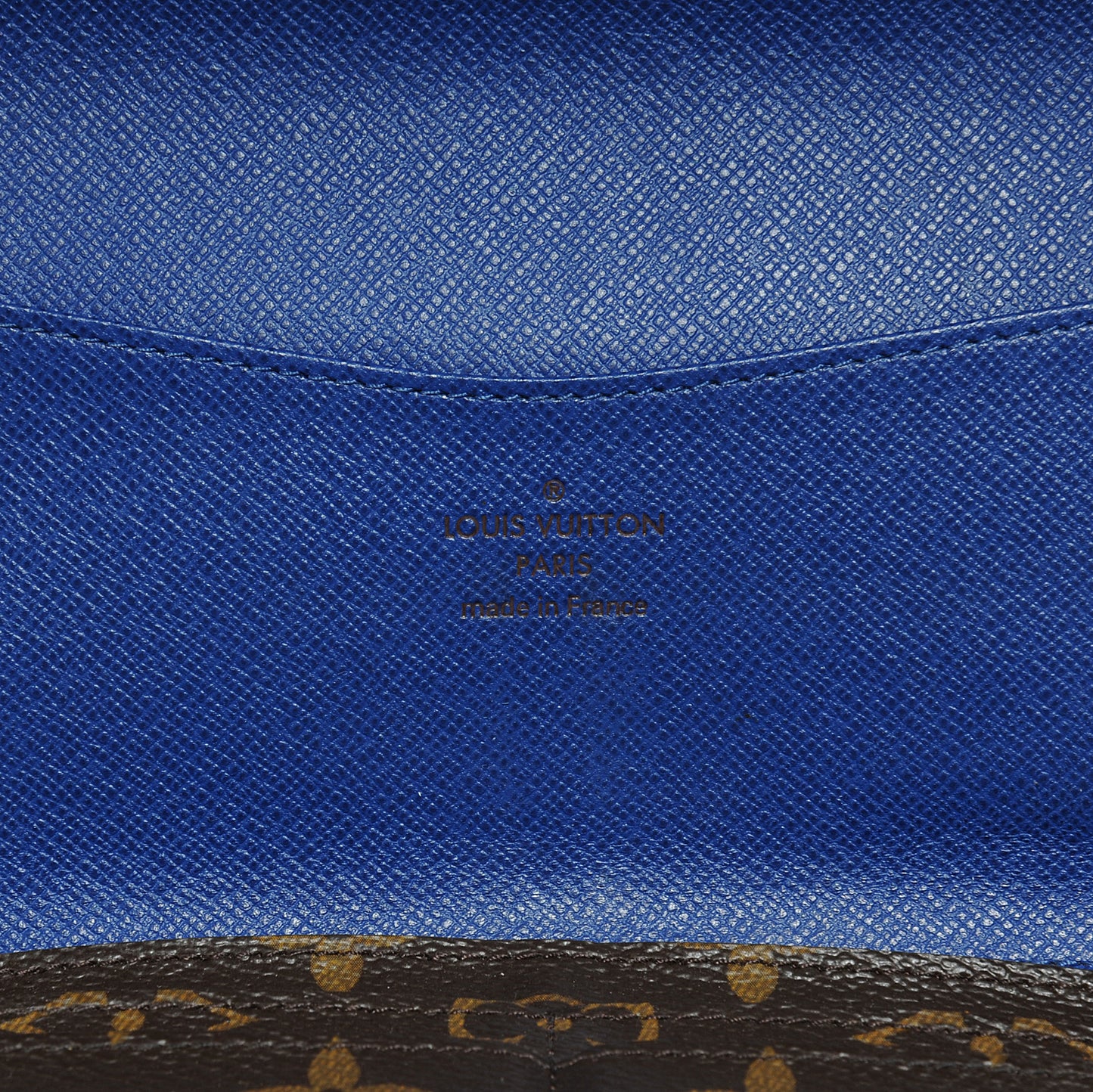 Monogram Josephine Wallet Blue