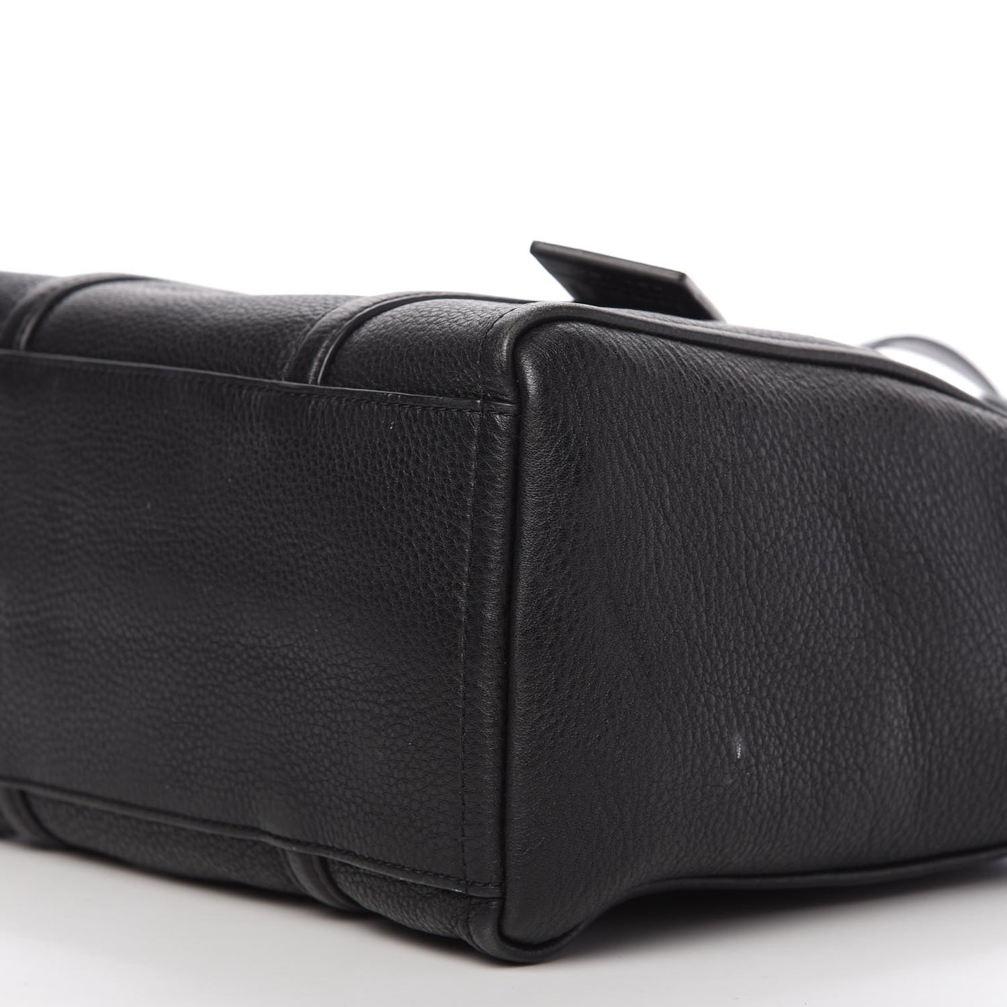 Grained Calfskin The Tag Tote Black