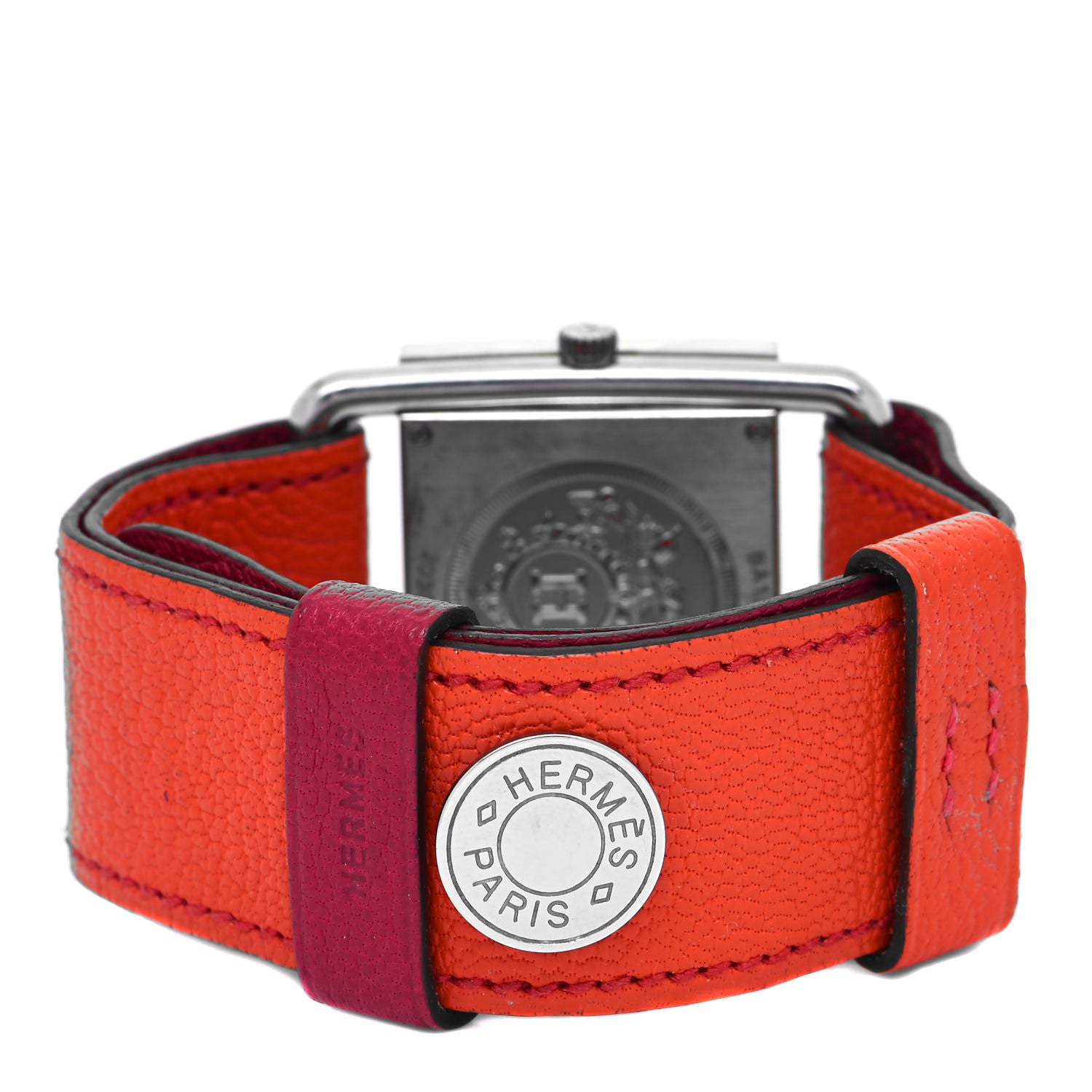 Hermes Stainless Steel Swift 31mm Belt Quartz Watch Rouge De Coeur 3 of 4