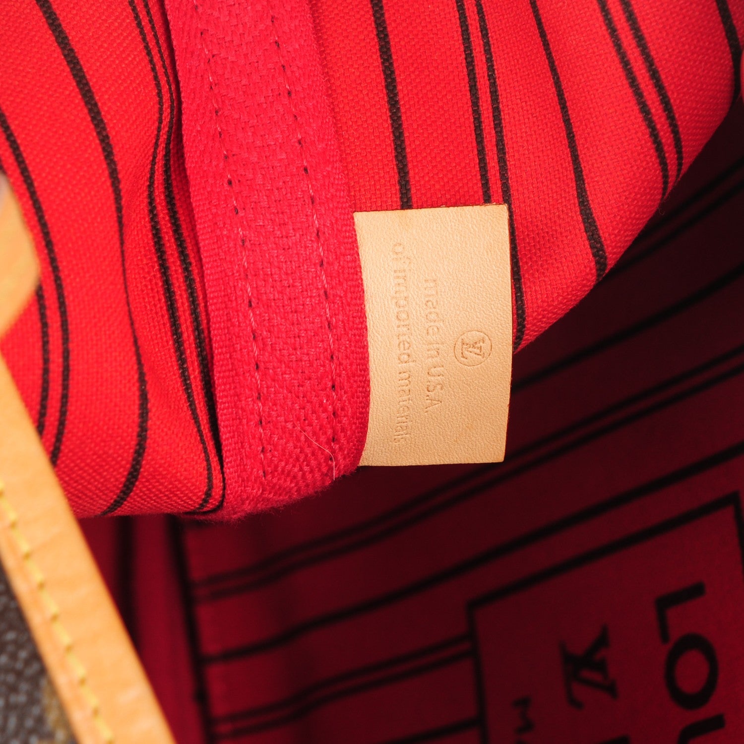 Louis Vuitton Monogram Neo Neverfull MM Cherry 8 of 9