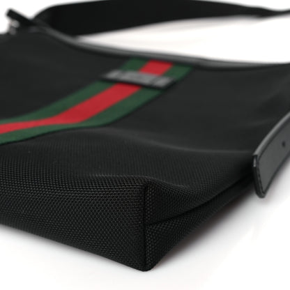 Gucci Techno Canvas Web Messenger Bag Black 9 of 9
