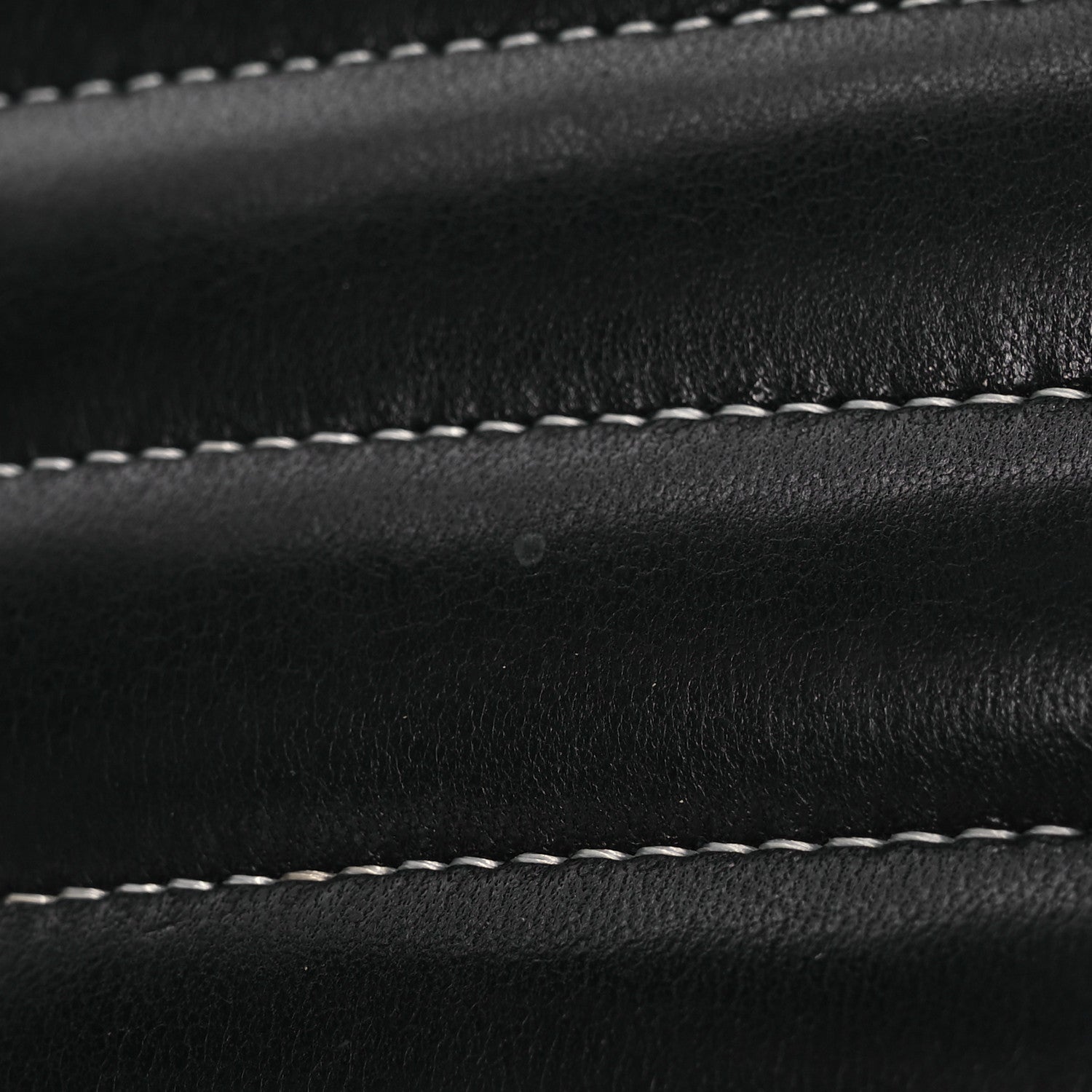Chanel Lambskin Vertical Quilted Mademoiselle Clutch Black 14 of 15