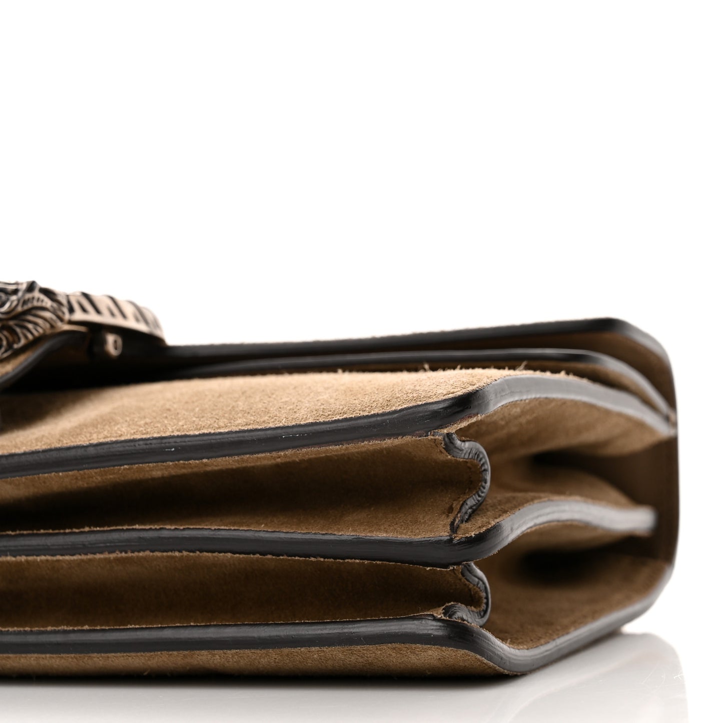 Suede Small Dionysus Shoulder Bag Taupe