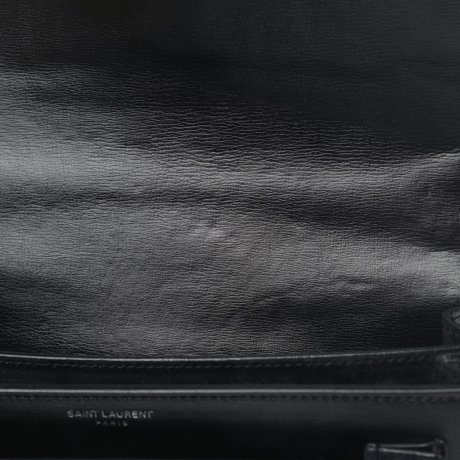 Saint Laurent Calfskin Medium Monogram Sunset Black 5 of 9