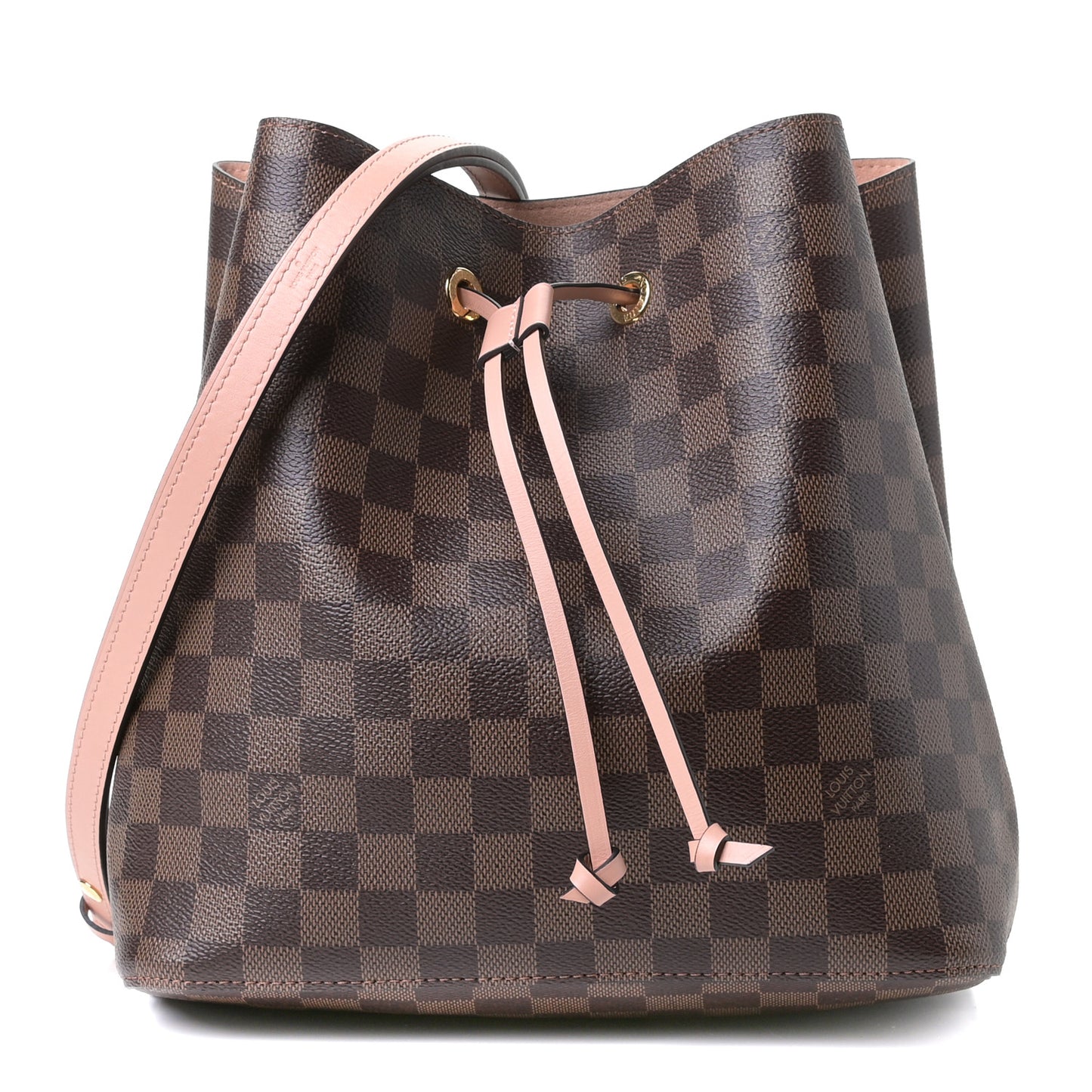 Damier Ebene Neonoe MM Venus Pink