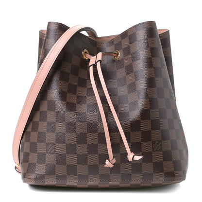 Louis Vuitton Damier Ebene Neonoe MM Venus Pink 2 of 8