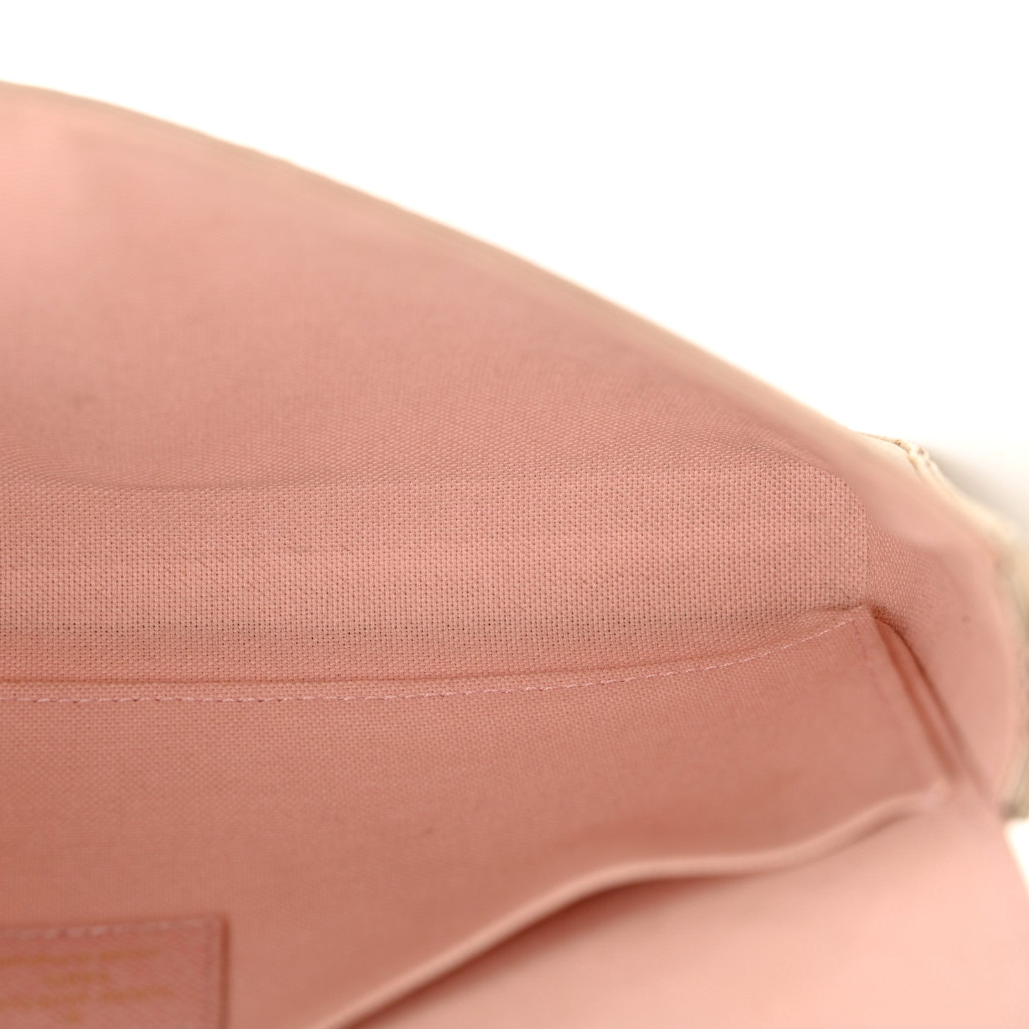 Louis Vuitton Damier Azur Pochette Felicie Chain Wallet Rose Ballerine 13 of 20