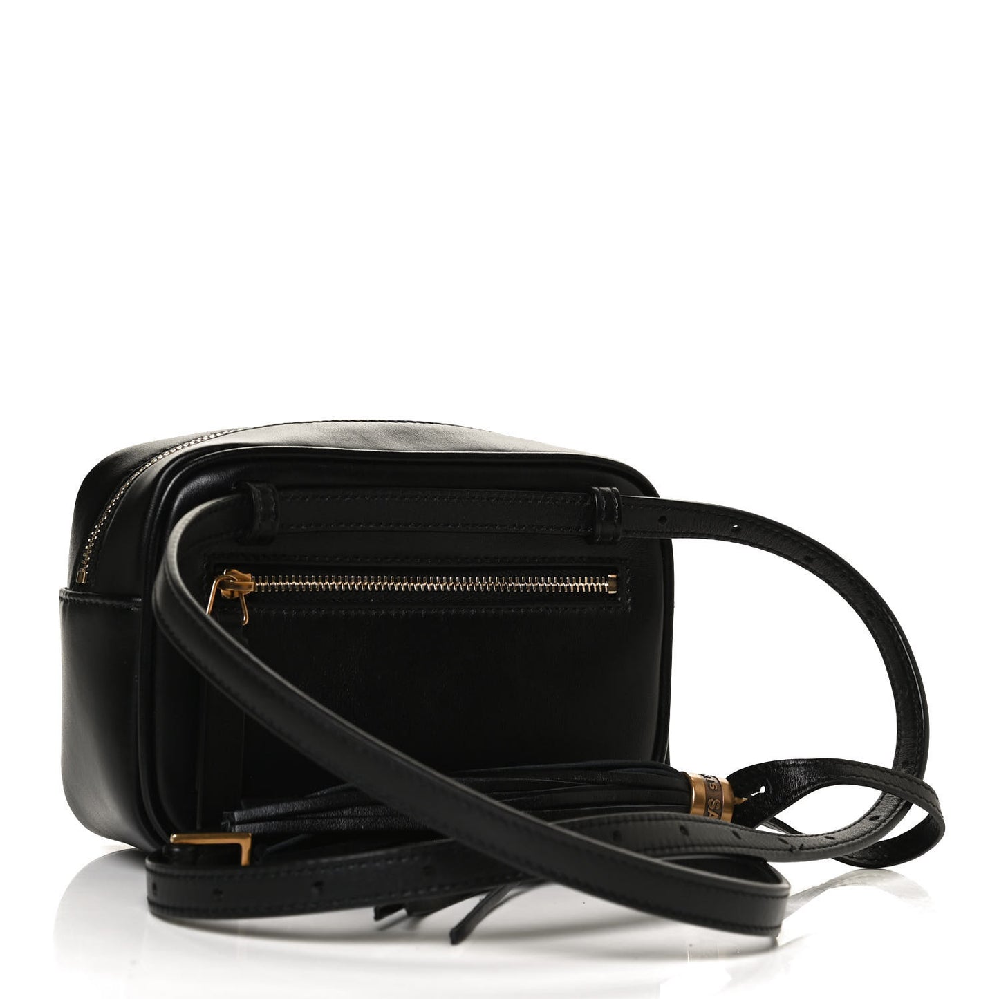 Calfskin Matelasse Monogram Lou Belt Bag Black