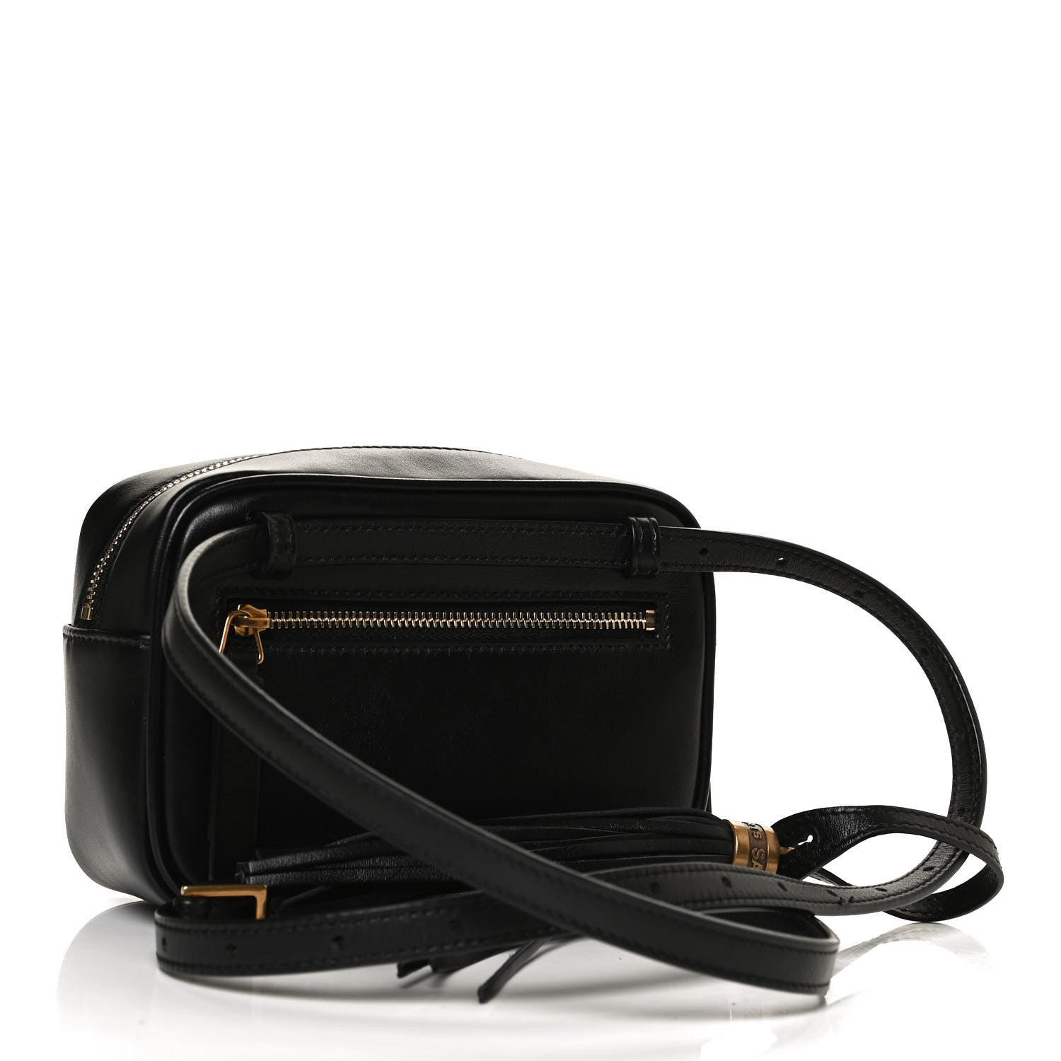 Saint Laurent Calfskin Matelasse Monogram Lou Belt Bag Black 3 of 12