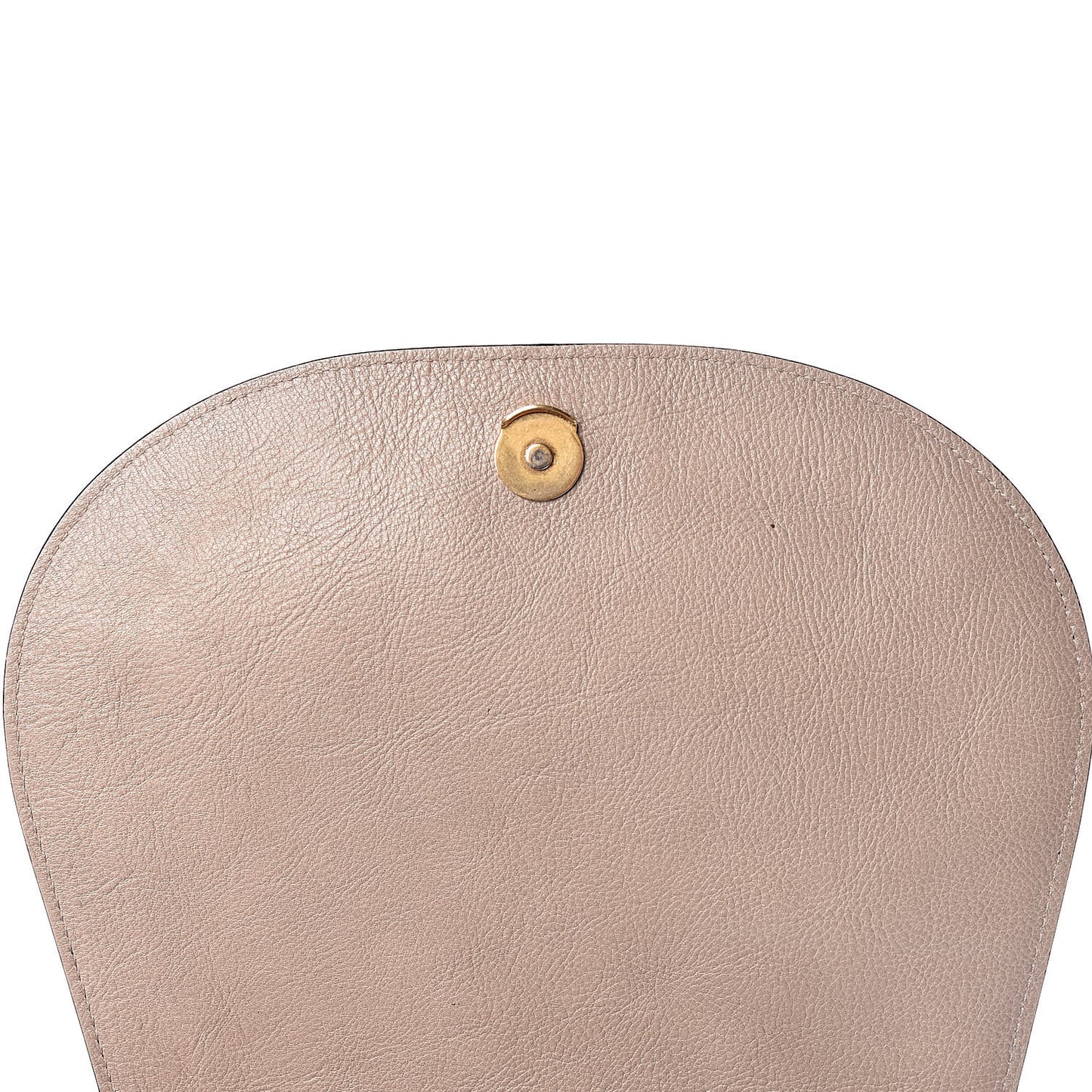 Calfskin Suede Medium Nile Bracelet Bag Motty Grey