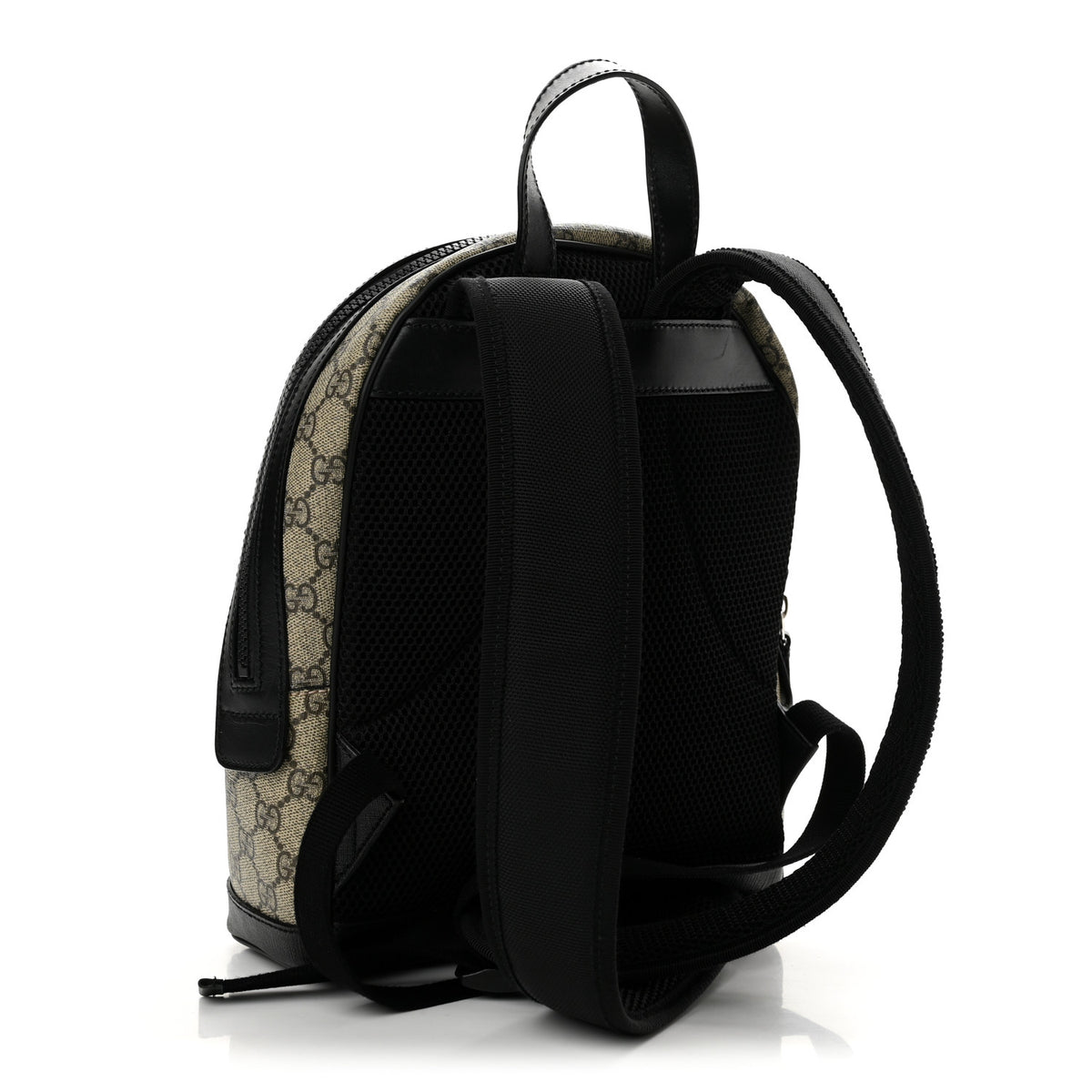 GG Supreme Monogram Small Eden Day Backpack Black
