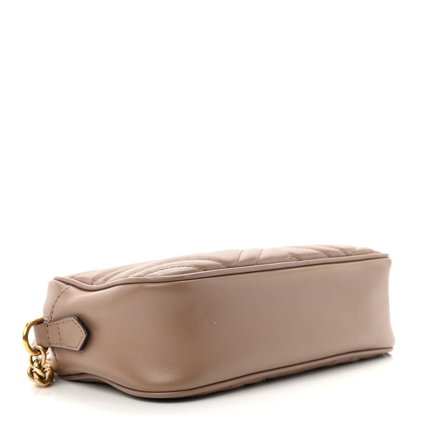 Calfskin Matelasse Small GG Marmont Chain Shoulder Bag Porcelain Rose