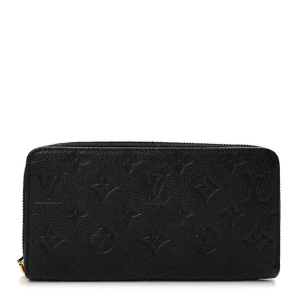 Louis Vuitton Empreinte Zippy Wallet Black 1 of 9