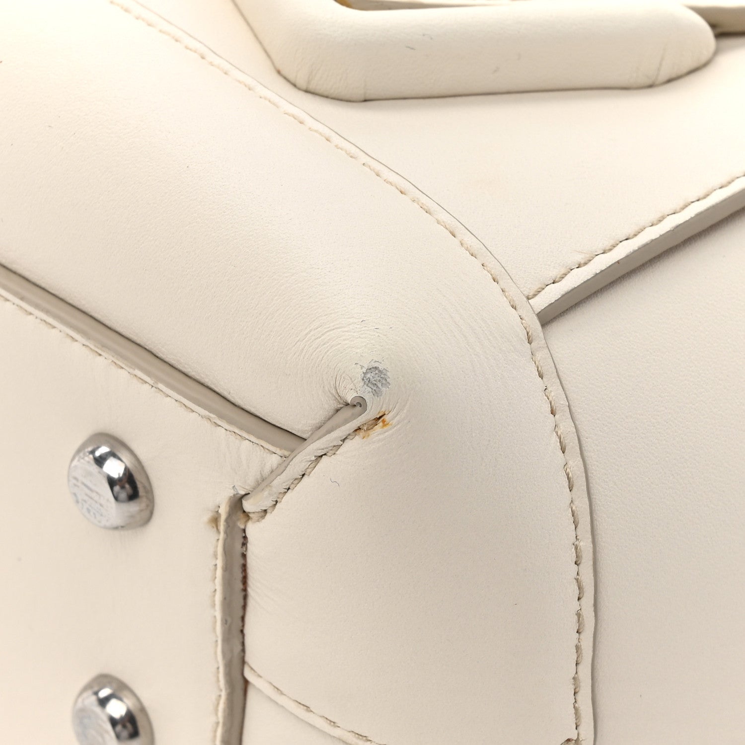 Bottega Veneta French Calfskin Maxi Intrecciato Small Arco Bianco 13 of 15