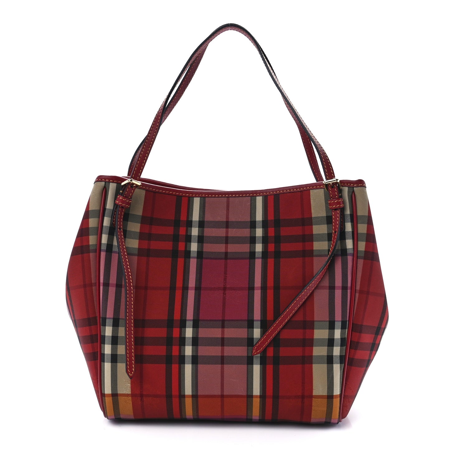 Horseferry Check Canterbury Tote Red Multicolor
