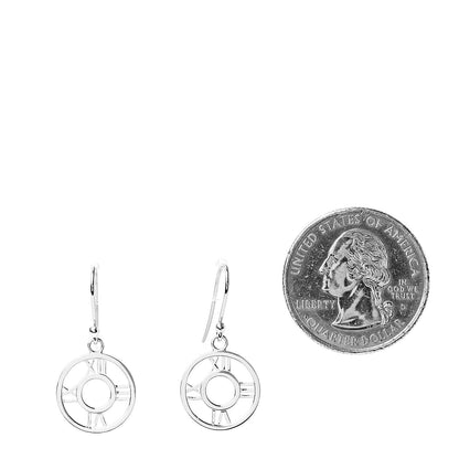 Tiffany Sterling Silver Atlas Drop Earrings 2 of 4