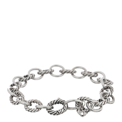 David Yurman Sterling Silver 10mm Medium Oval Link Bracelet 2 of 3