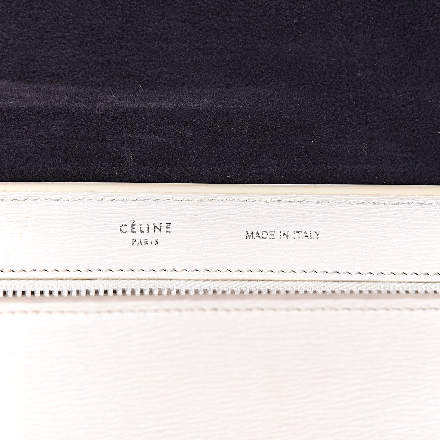 Liege Calfskin Small Trapeze White