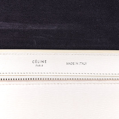 Celine Liege Calfskin Small Trapeze White 6 of 15
