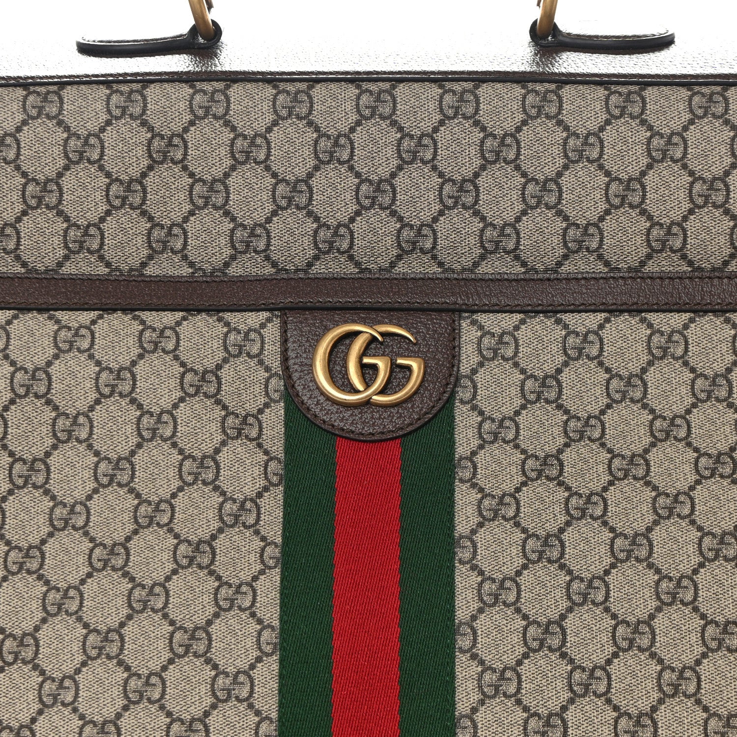 Gucci GG Supreme Monogram Web Savoy Garment Bag 7 of 14