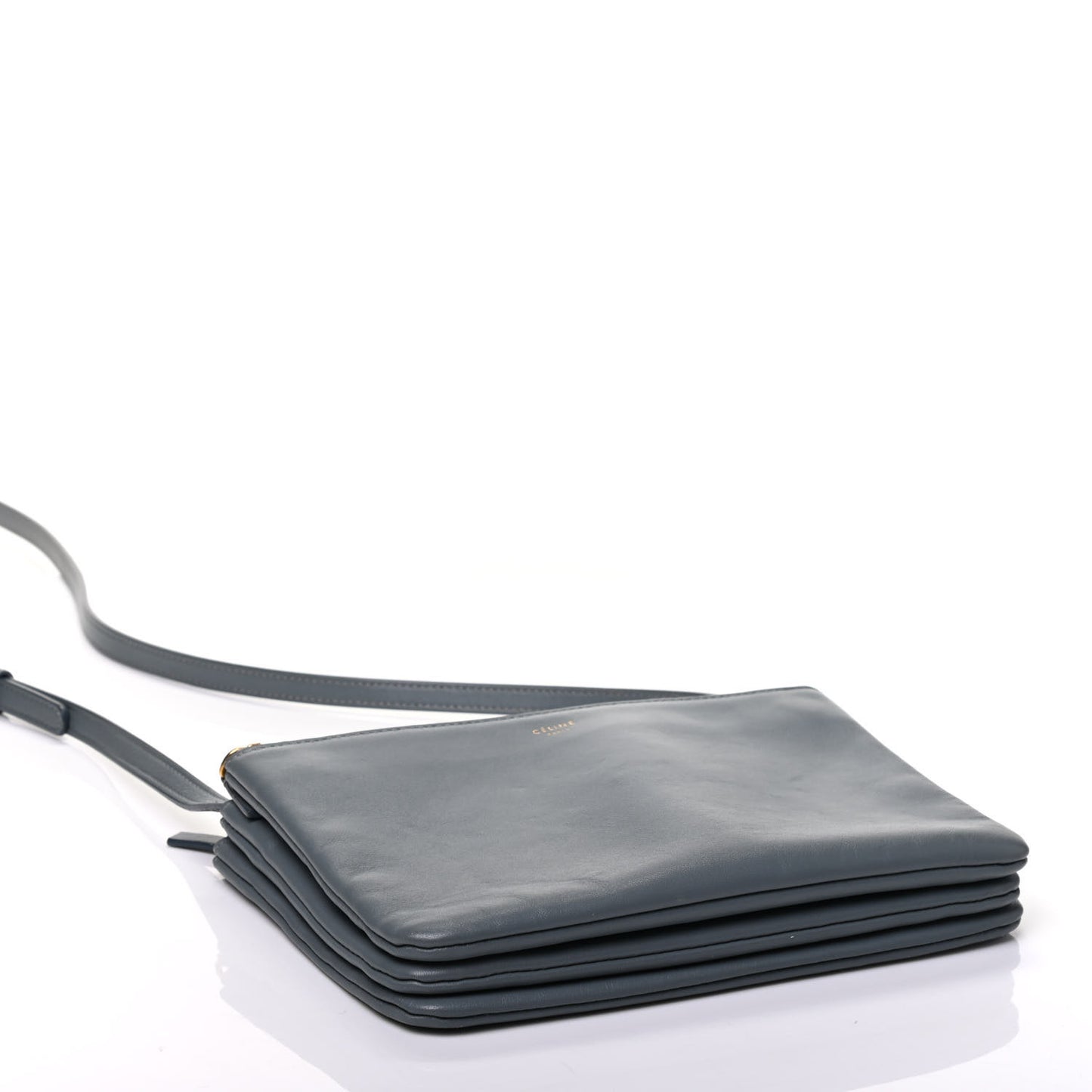 Lambskin Small Trio Crossbody Bag Storm