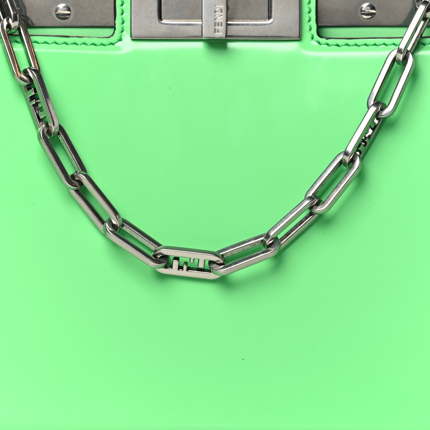 Fendi Shiny Nappa Peekaboo Cut Edamame 8 of 10