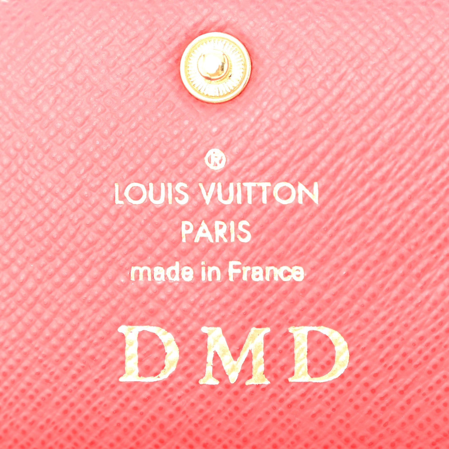 Louis Vuitton Damier Ebene Emilie Wallet Red 6 of 10