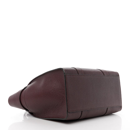 Mulberry Grain Vegetable Tanned Calfskin Small Zipped Bayswater Oxblood 4 of 13