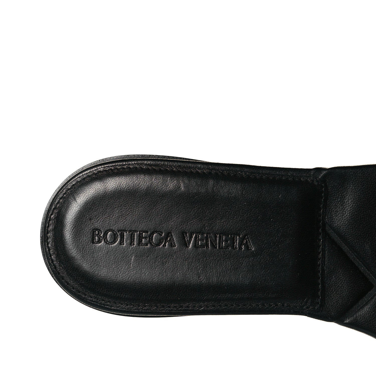 Bottega Veneta Nappa Quilted Rubber Lido Flat Sandals 37 Black 6 of 7